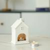 Ceramic House Candle Holder, Nordic Creative Candlestick for Home, Dinner & Wedding Table Decor