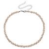 Personalized European American Style Hand Woven Beaded Crystal Clavicle Necklace For Women