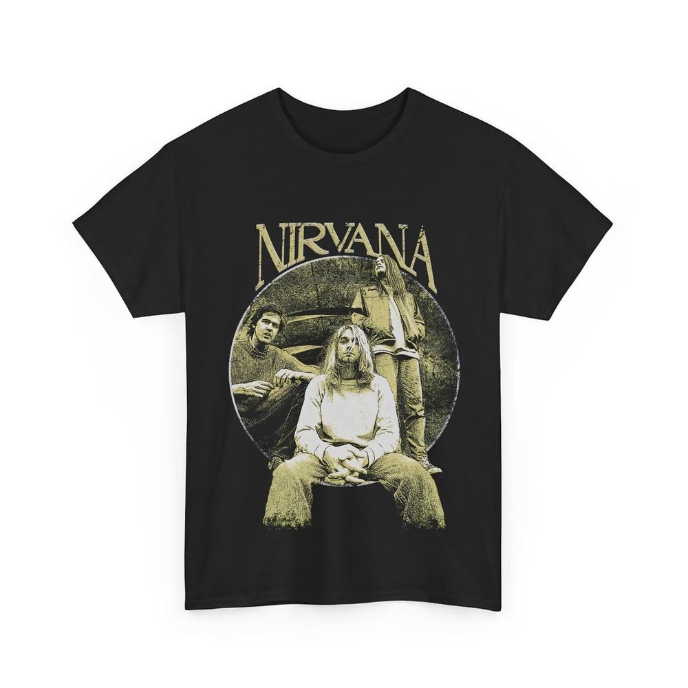 

Винтажная бутлеговая футболка 90-х годов памяти Курта Кобейна Nirvana 3XL