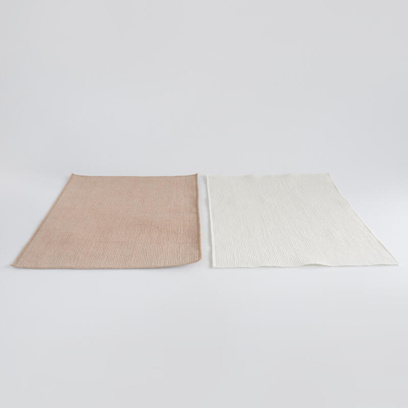 New Cotton Quilted Overstitch Table Mat (Terracotta)