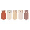 5 Pairs of Indoor Anti-Slip Socks for Newborns. Suitable for Newborns. Cartoon Pattern. Suitable for Both Boys and Girls.