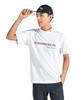 Munsingwear Short Sleeve Mock Sweat Quick WH00 Men's Shirt, Neck, Absorbent, Drying, Sunscreen, Sporty, Golf, MG5SHS51M, (White)