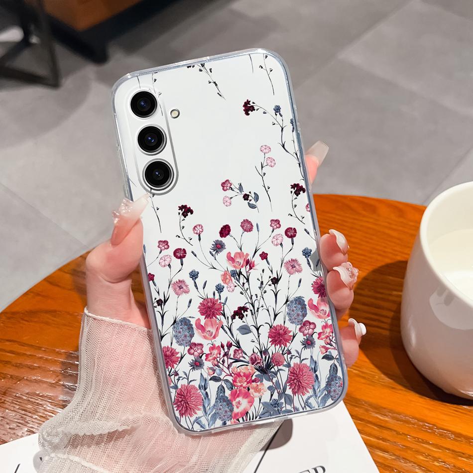 For Samsung Galaxy S24 Plus Ultra Phone Case Creative Soft TPU Silicone Clear Anti Drop Special Back Cover For Samsung S 24 Capa