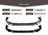 2024+ BMW X5M F95/X6M F96 LCI Front Lip Spoiler Kit