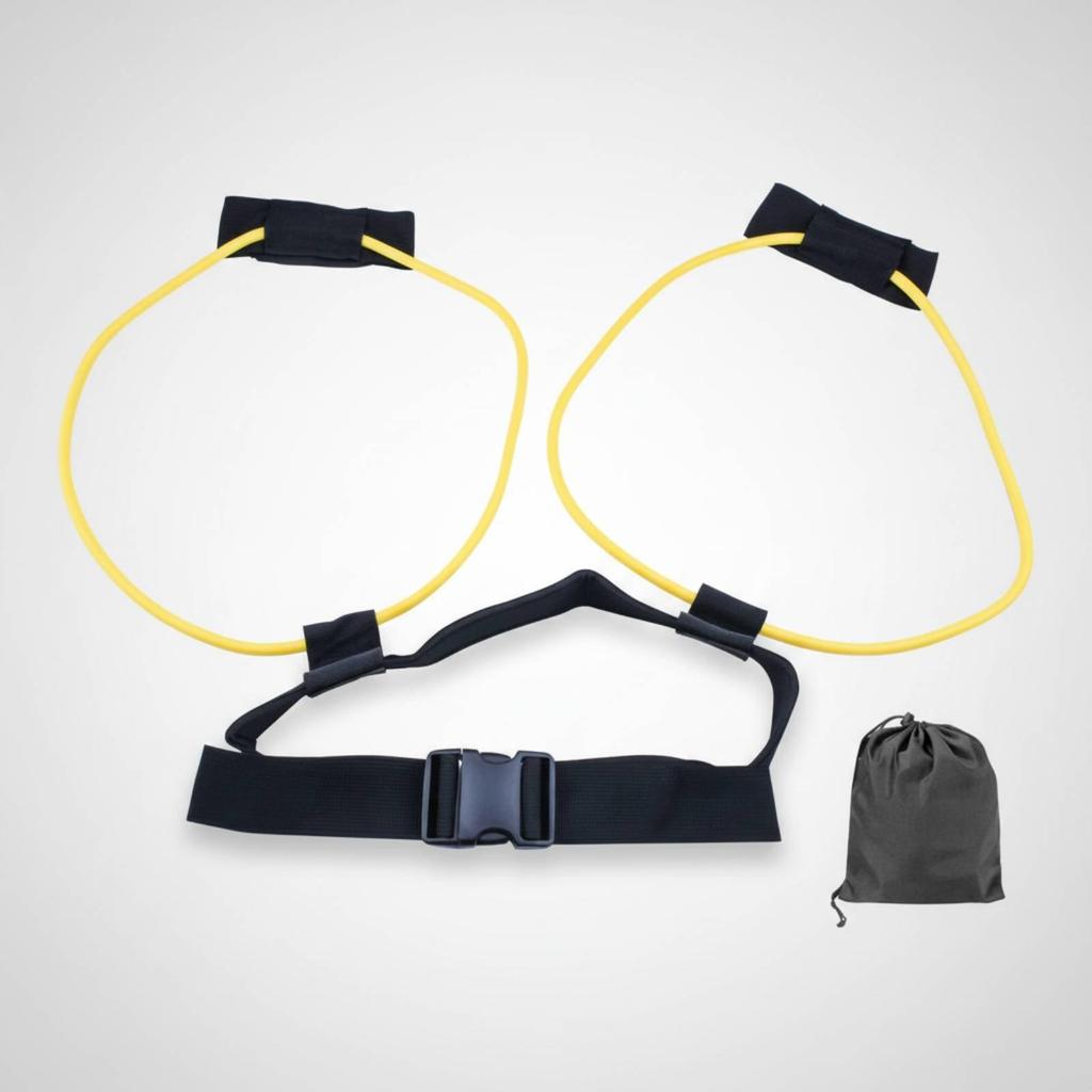 Waist Belt Leg Resistance Bands Exercise Cord With Ankle