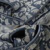 Dior Double saddle Handbag Trotter Navy blue canvas Women Used