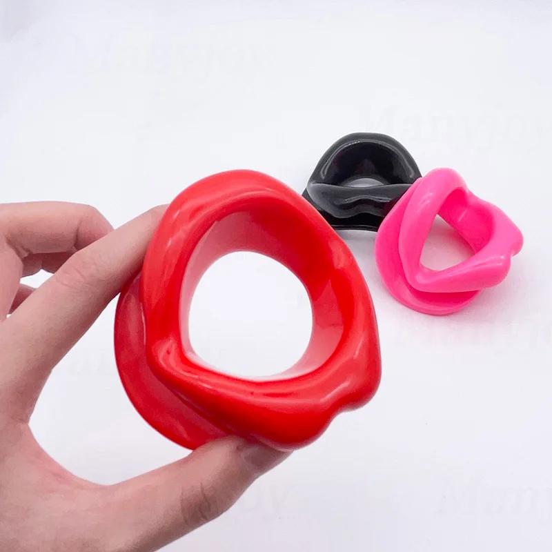 Soft Harness Mouth Silicone Dog Bone Ball Gag Open Mouth Gag  Bondage Slave Gag Sex Products Sm  Sex Toys for Women