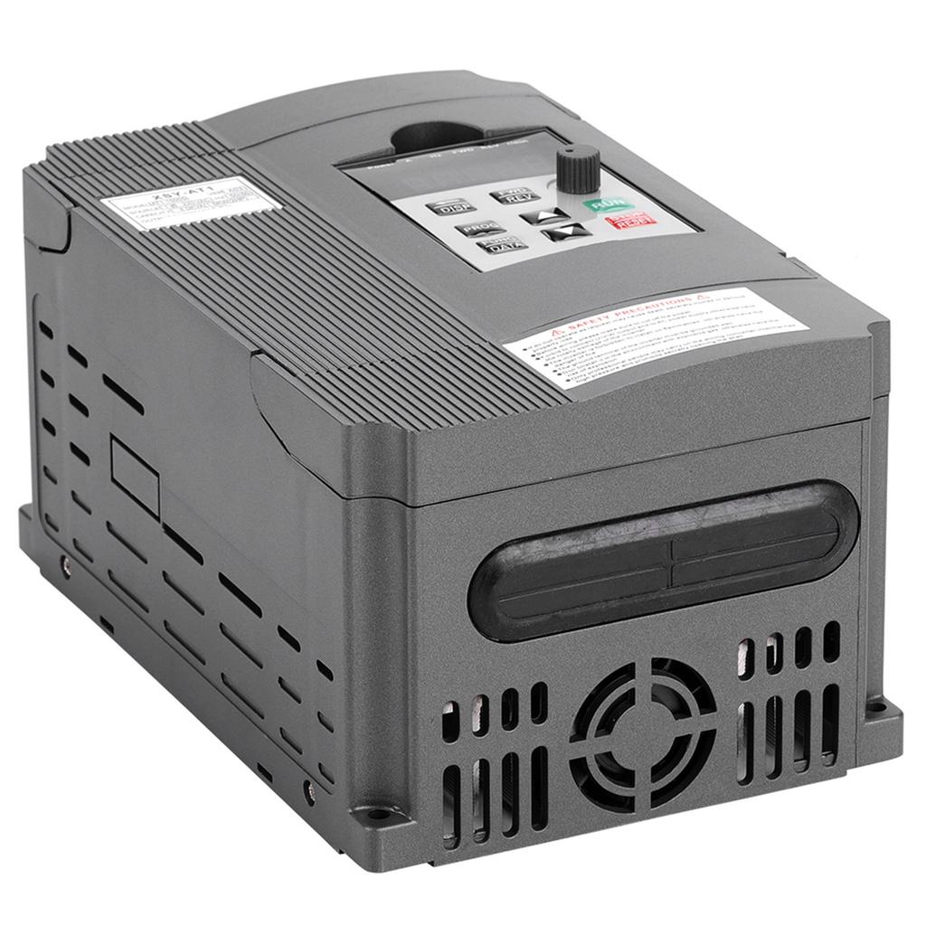 220V Singlephase Variable Frequency Drive VFD Speed Controller for 3phase 1.5kW AC Motor