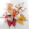 Colorful Leather Butterfly Pendant - Car and Bag Hanging Ornament with Cotton Rope