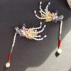Phoenix Hanfu Hair Stick Tassel Hanfu Headwear Exquisite Chinese Style Hairpin  Women