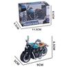 YLE-10 Children Alloy Motorcycle Model Display Vehicle Toy with Pull-Back Function for Home Decor