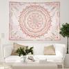 Bohemian Floral Mandala Tapestry Aesthetic Watercolour Hippie Bedroom Living Room Dormitory Hanging Cloth Home Decor