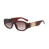 New European-American Trend Polygon Sunglasses: Women's Stylish Square Frame Street Fashion.