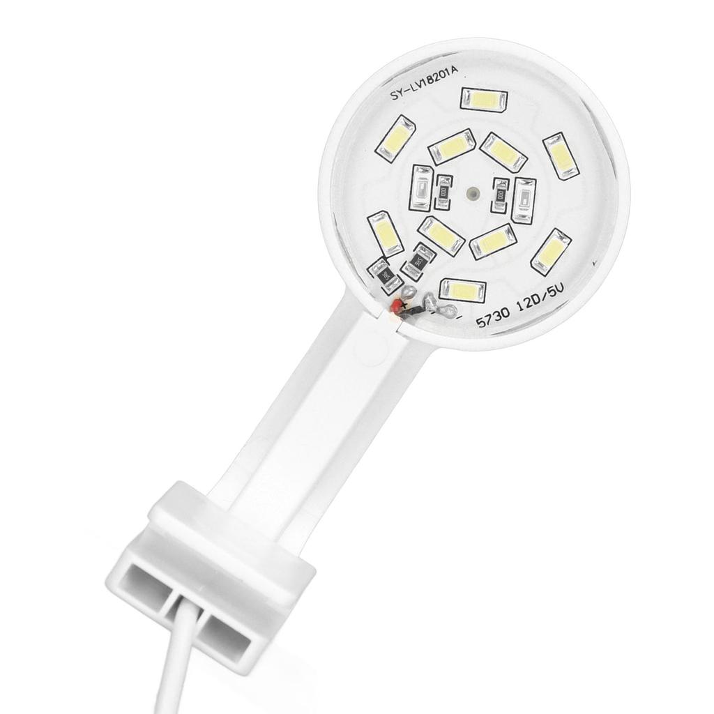 Aquarium Klemmleuchte 5W 5V 12 LEDs Blaues Weißes Licht Hohe Helligkeit Einstellbarer Winkel USB Klemme