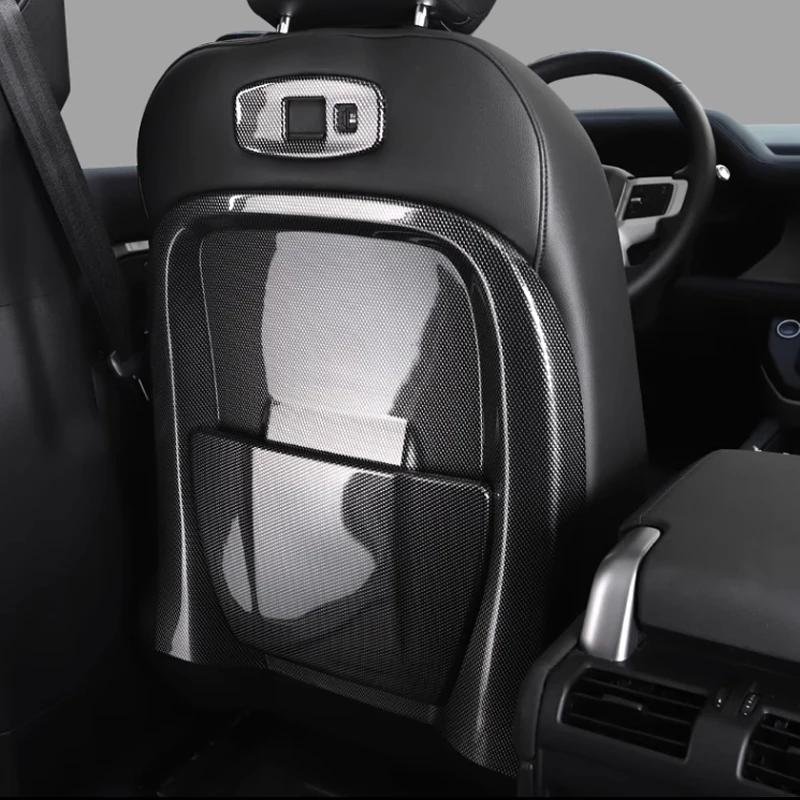 For Land Rover Defender 90 110 2020-2024Car Seat Back Protector Cover Anti-kick Anti-dirty Panel Decoration Stickers Accessories