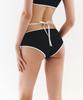 VINAJ Front X-Line Low Bikini Panties (Black)