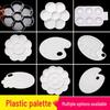 Plum Blossom Transparent Paint Palette for Children - Gouache & Watercolor Supplies