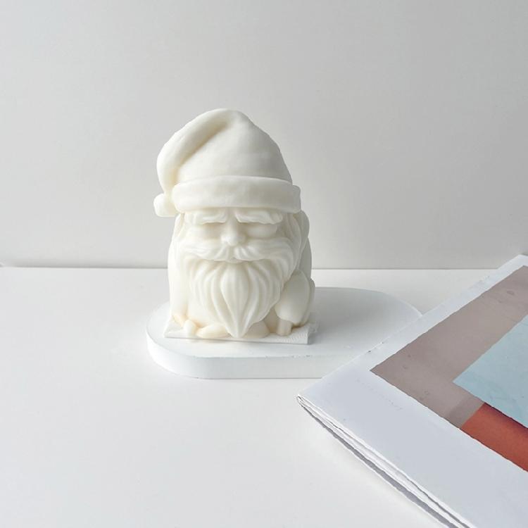 Christmas Santa Silicone Candle Mold DIY Craft Resin Mold Candle Making Mold