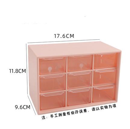 Transparent Desktop Storage Box Drawer Shelf Storage Box Container Rack Holder Organizer Cosmetic School Stationery Accessories
