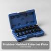 Heavy Duty Bolt Extractor Kit | Nut and Set, for Mechanical Maintenance 40CR 13PC