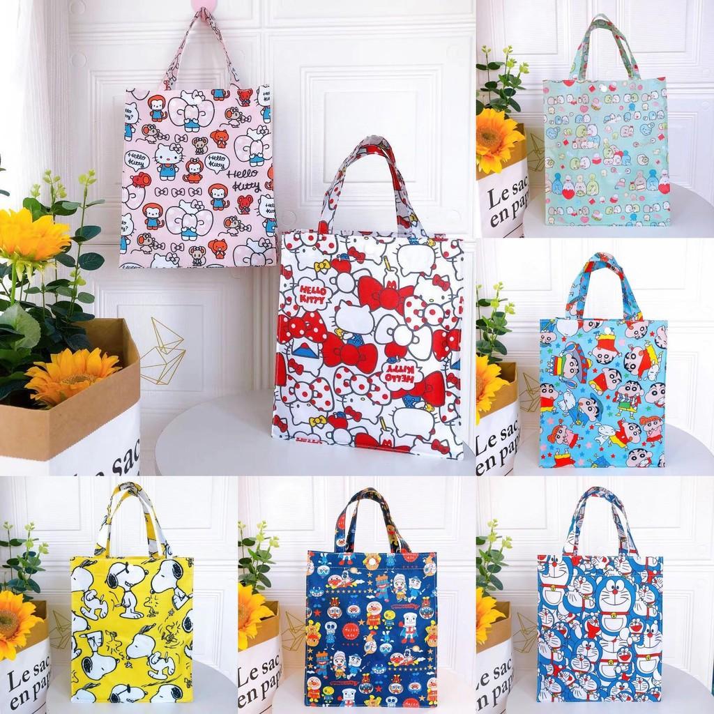 Pokonyan Chan Shin Cartoon Lunch Box Bag With Multipurpose Storage For Use Daily