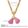 Seaside Vacation Style DIY Turtle Starfish Pendant Necklace Gold-plated Diamond Light Luxury Fashion Jewelry Women