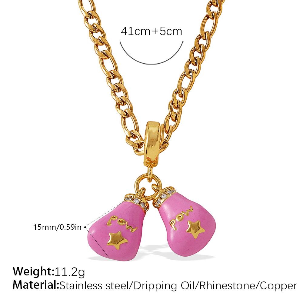 Seaside Vacation Style DIY Turtle Starfish Pendant Necklace Gold-plated Diamond Light Luxury Fashion Jewelry Women