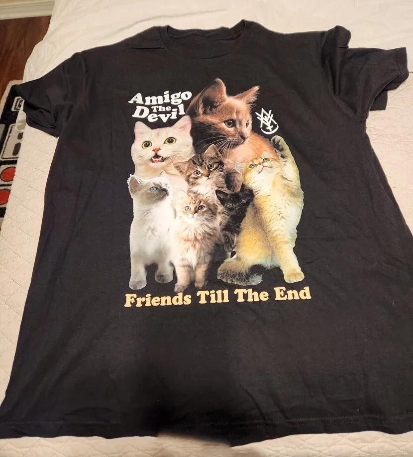 Amigo The Devil Band Friends Till The End T Shirt Size S-5XL Unisex T-Shirt XXL