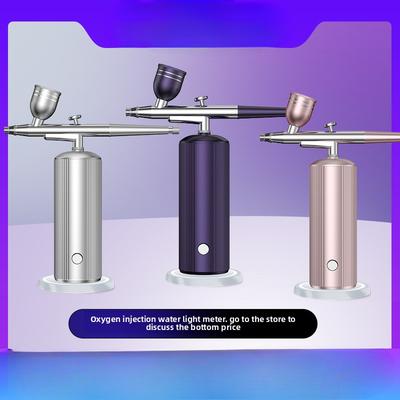 Strumento ad Iniezione di Ossigeno ad Acqua e Luce Domestico Idratante per il Viso Idrosol Essenza Strumento di Bellezza Pistola Spray ad Iniezione d'Acqua Strumento Spray