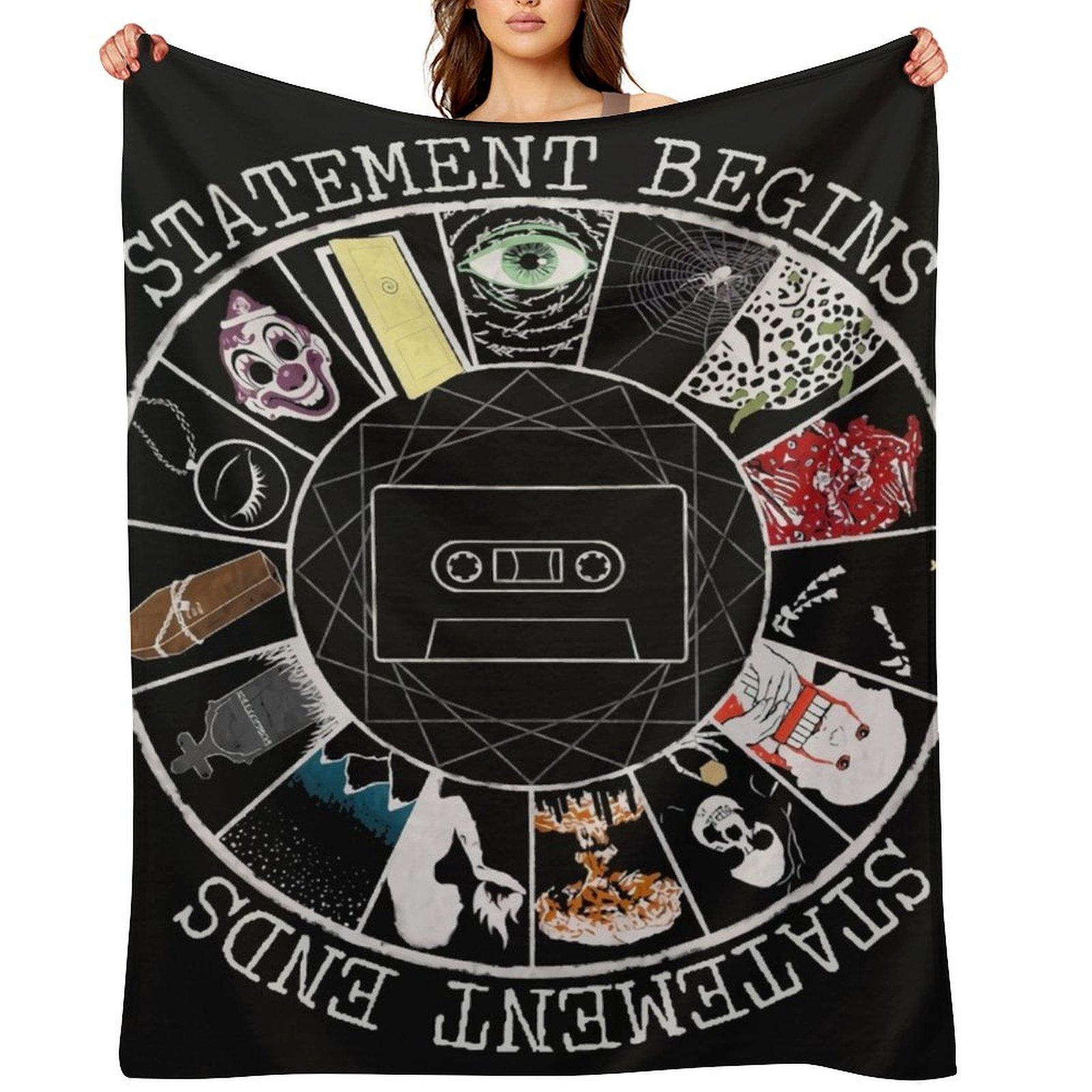 the magnus archives, magnus archives, podcast, rusty quill, archives, magnus Throw Blanket Soft Big Decorative Throw Blankets 30x40in