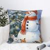 Marry Christmas   Pillow Case  Square Pillow Cover Kawaii Cushion Cover For Sofa Car Home Decor