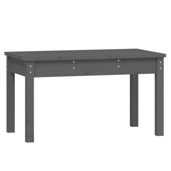 VidaXL Garden Bench Grey 80x44x45 Cm Solid Pine Wood 823999