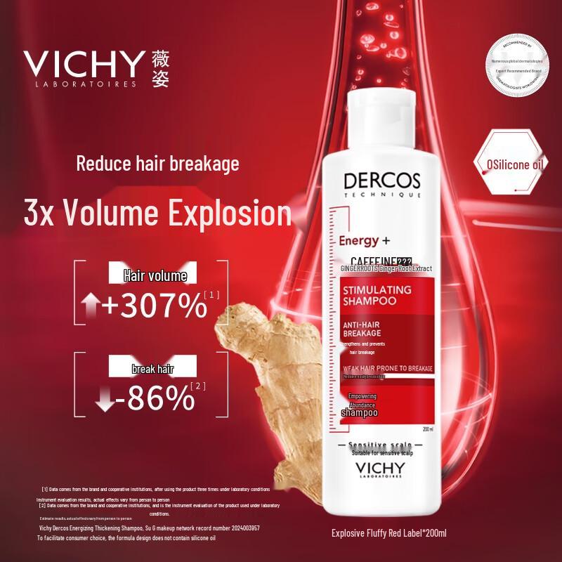 Vichy Dercos Energizing Volumizing Shampoo