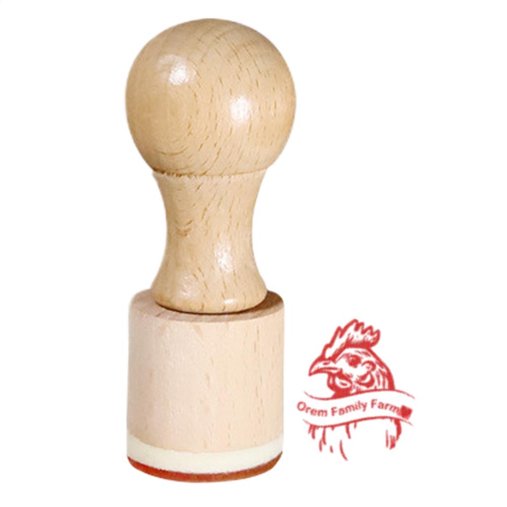 Egg Stamper Rubber Stamper Farm Egg Labels Multi-Functional Fresh Egg Markers Exquisite Egg Marking Inking Stamp for Clay Paper