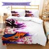 DRAGON BALL Pattern Bedding,Quilt Set Quilt Cover Pillowcase Home Birthday Gift (1 * Duvet Cover + 2 * Pillowcase, Without Core)