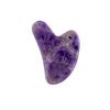 Natural Amethyst RollerJade Set Real Jade Gouache Scraper Jade Massager Gua Sha Board Facial Massager Face Horn Massages Roller