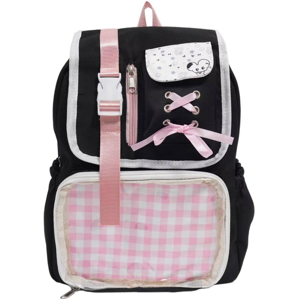 New Y2K Ita Backpacks Cute Girls Transparent Bags Students DIY Display Schoolbag Large Capacity Rucksacks Casual Travel Knapsack