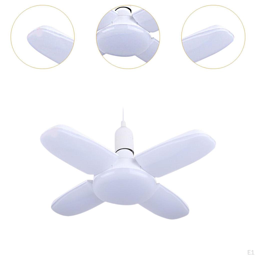 E27 LED Garagenlampe Faltbar Einfach zu Installieren 60W Verformbar Einstellbarer Winkel Deckenleuchte für