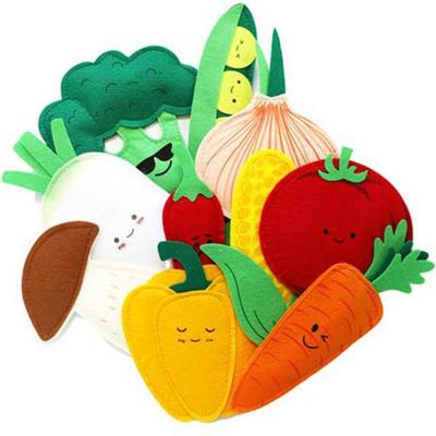 Momsboard Felt Relit Magnet Expression Vegetables, 1 Pieces, 10 Pieces, Korea Best Toddler Puzzle