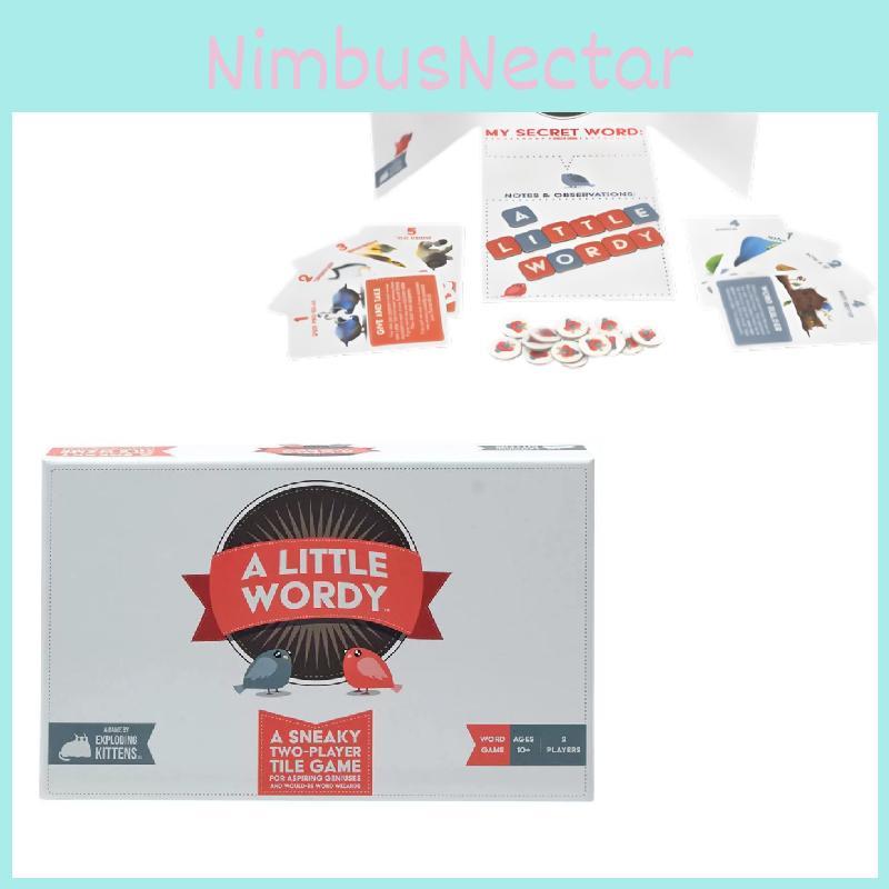 A Little Wordy Von Exploding Kittens Kartenspiel Für Teenager Erwachsene Kinder Familienspaß Party Spiel