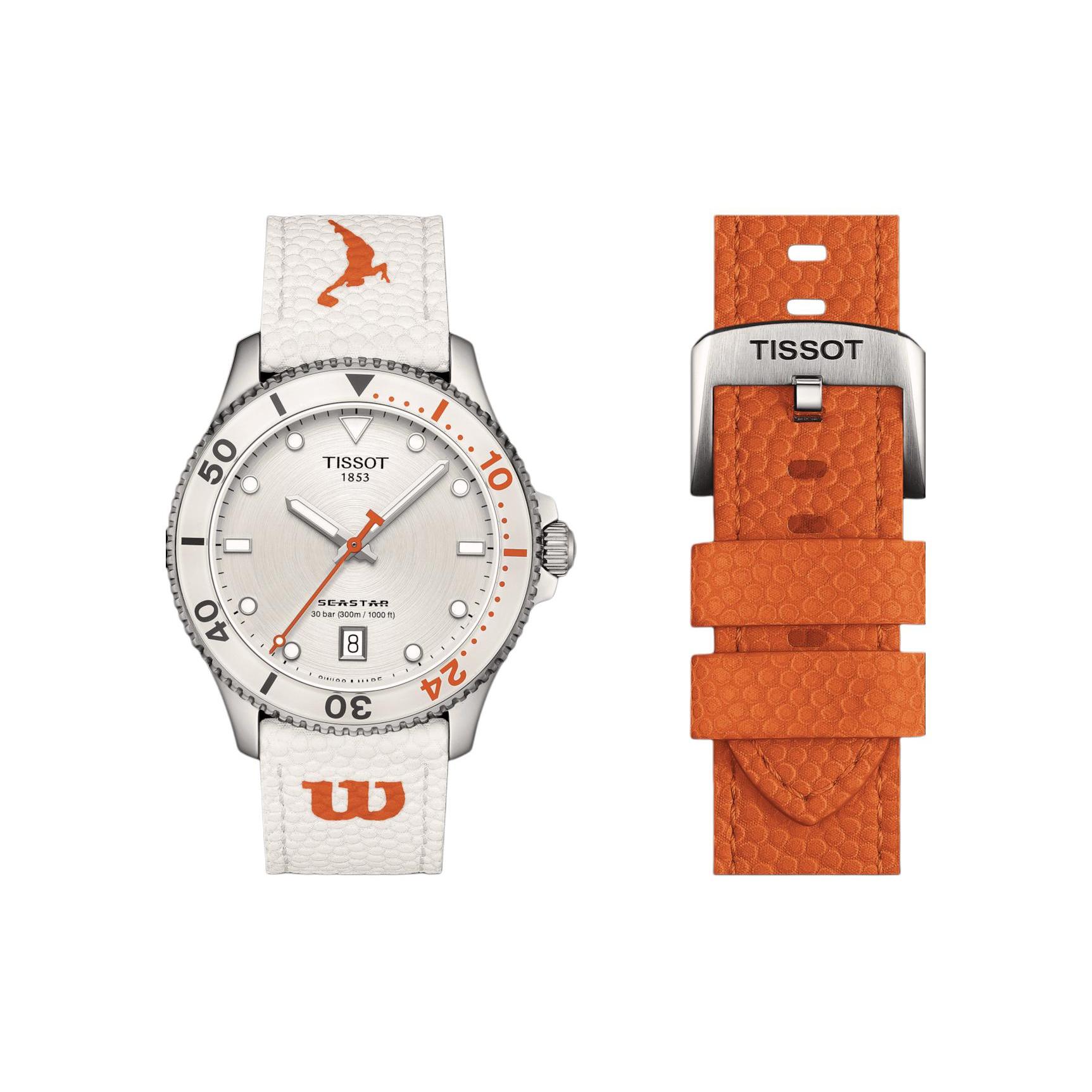 

TISSOT Коллекция Starfish Кварцевый механизм Водонепроницаемость 300 метров Унисекс Часы 40 мм Белый циферблат T120.410.17.011.00 White Dial