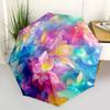 1pc Floral Harmony Automatic Open/close Umbrella, 8-Rib sturdy structure, Auto Folding/Opening, Portable Travel Umbrella for Women,094
