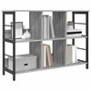 Bookshelf Grey Sonoma 102 x 32 x 72.5 cm Particleboard