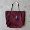 VISCOSE BLEND REVERSIBLE CITY BAG [GREY]
