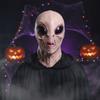 Halloween Alien Mask Masquerade Mask Latex Horror Face Mask Creative Alien Face Cover Realistic Alien Head Mask for Party Props