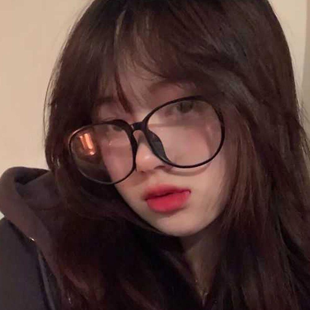 Big Round Frame Fashion Round Eyewear Anti-blue Light Glasses Optical Glasses Computer Eyeglasses