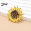 Flower Accessory Brooch Pin Large Sunflower Design Lapel Pin