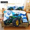 Tractor Bedding Set Bedspread Single Twin Full Queen King Size Sports Bed Set Aldult Bedroom Duvetcover 2 conjunto de cama