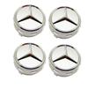 WVQ5   A0004000900 75mm Car Accessories Wheel Hub Caps for Mercedes Benz GLA45 G63 A45 CLA45 C63 Emblem Car Rim Center Cover Decoration