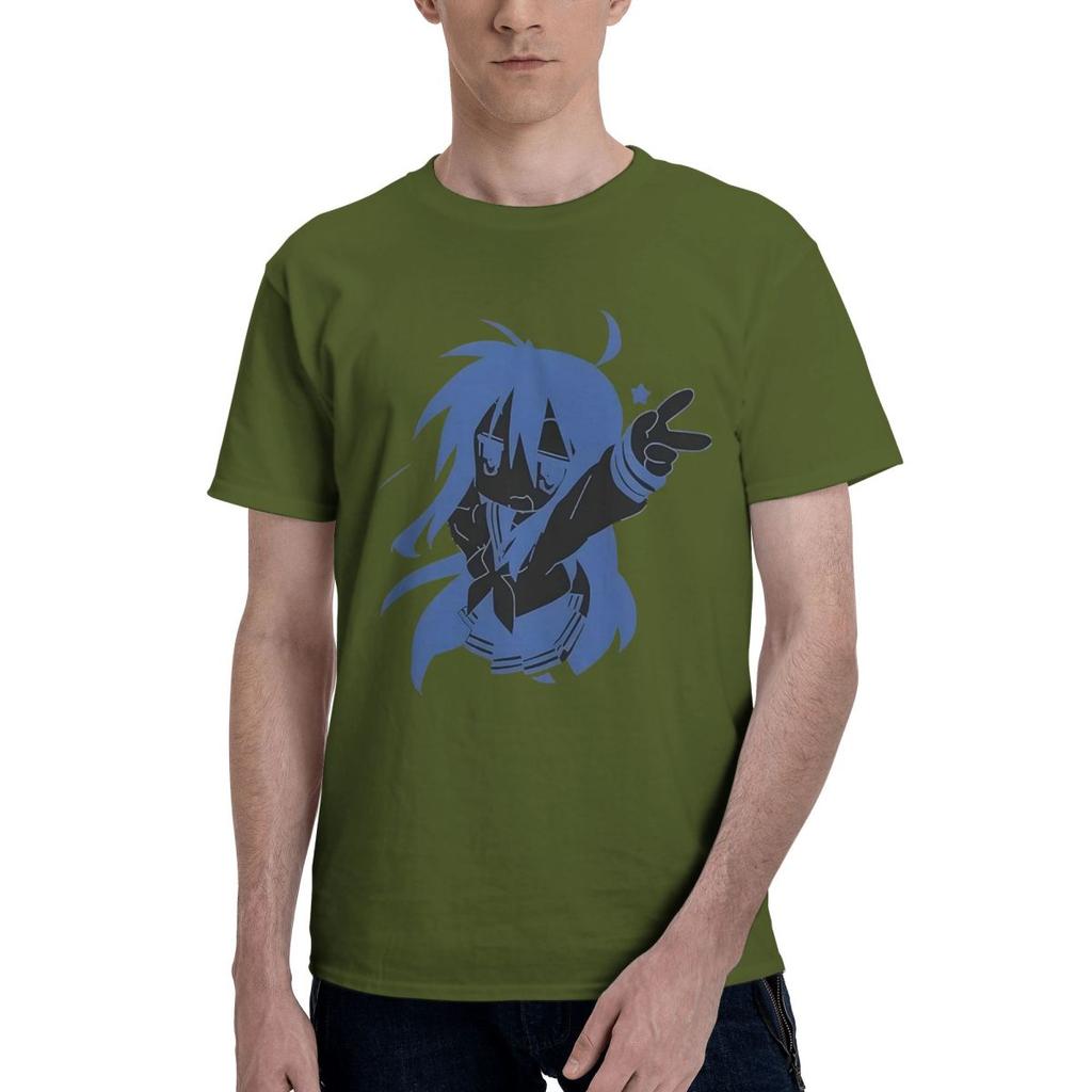 Konata Izumi Lucky Star 100 Cotton Casual Breathable Confortable Shirt Mens Designer Clothes Man Clothes